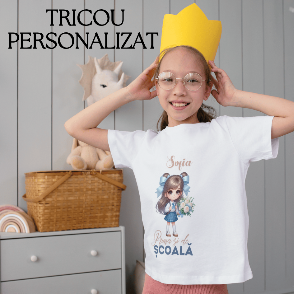 Set promotional Back to school prima zi de gradinita scoala din bumbac  fotbal ABS342