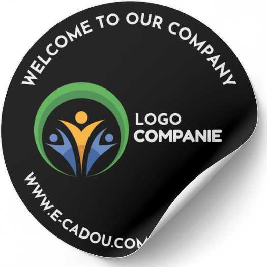 Set stickere etichete autoadezive personalizate  Logo companiei