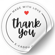 Set stickere etichete autoadezive personalizate  Thank you