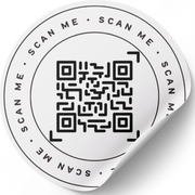 Set stickere etichete autoadezive personalizate  cod QR