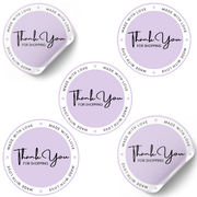 Set stickere etichete autoadezive personalizate  Thank you