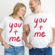 Set tricouri pentru cuplu personalizate Valentines Day VD2409W You & Me