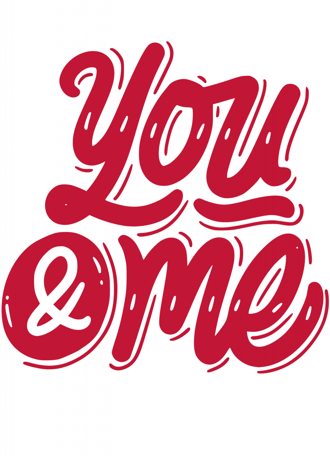 Set tricouri pentru cuplu personalizate Valentines Day VD2417 You & me
