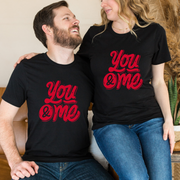 Set tricouri pentru cuplu personalizate Valentines Day VD2417B You & me