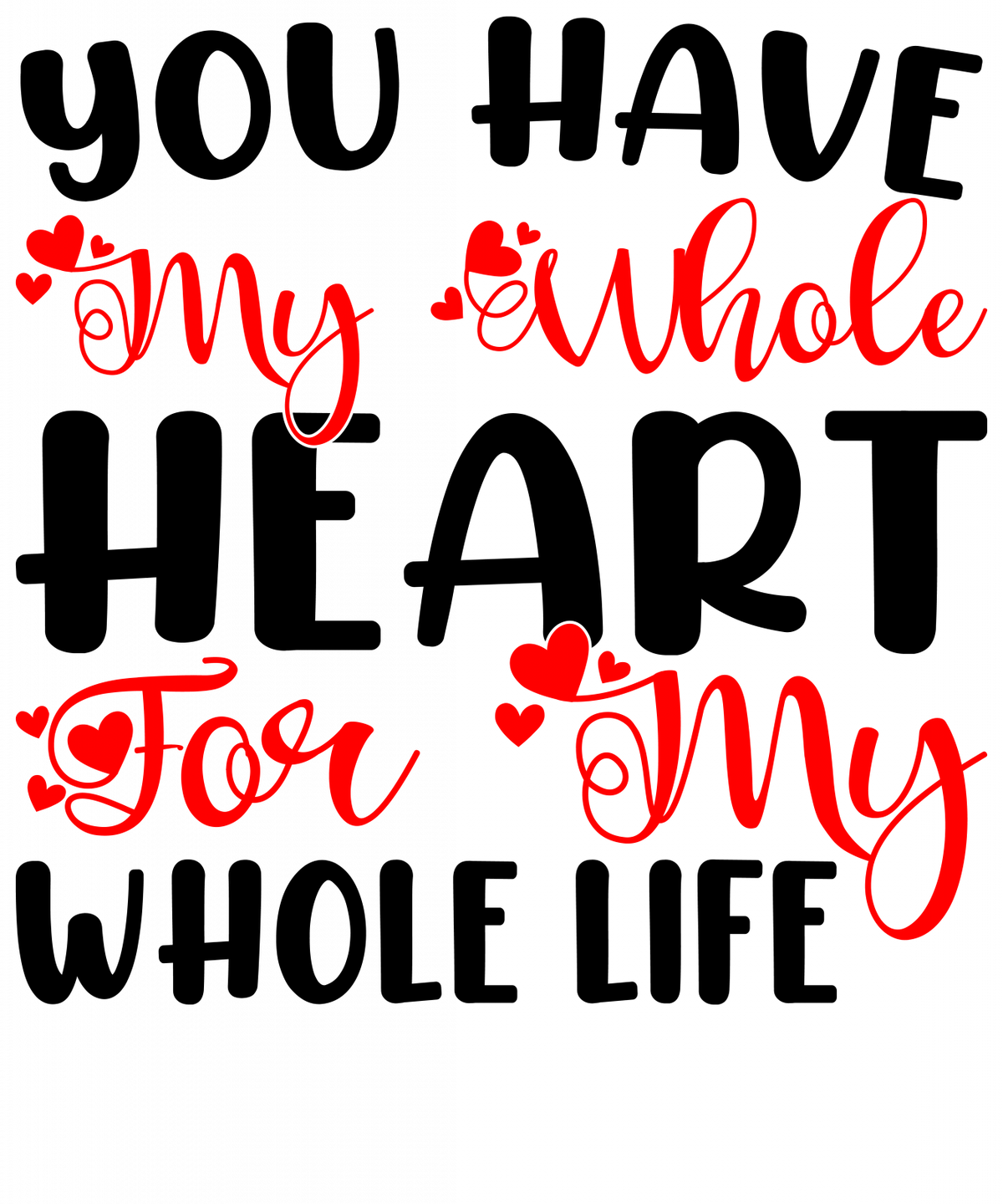 Set tricouri pentru cuplu personalizate Valentines Day VD2433