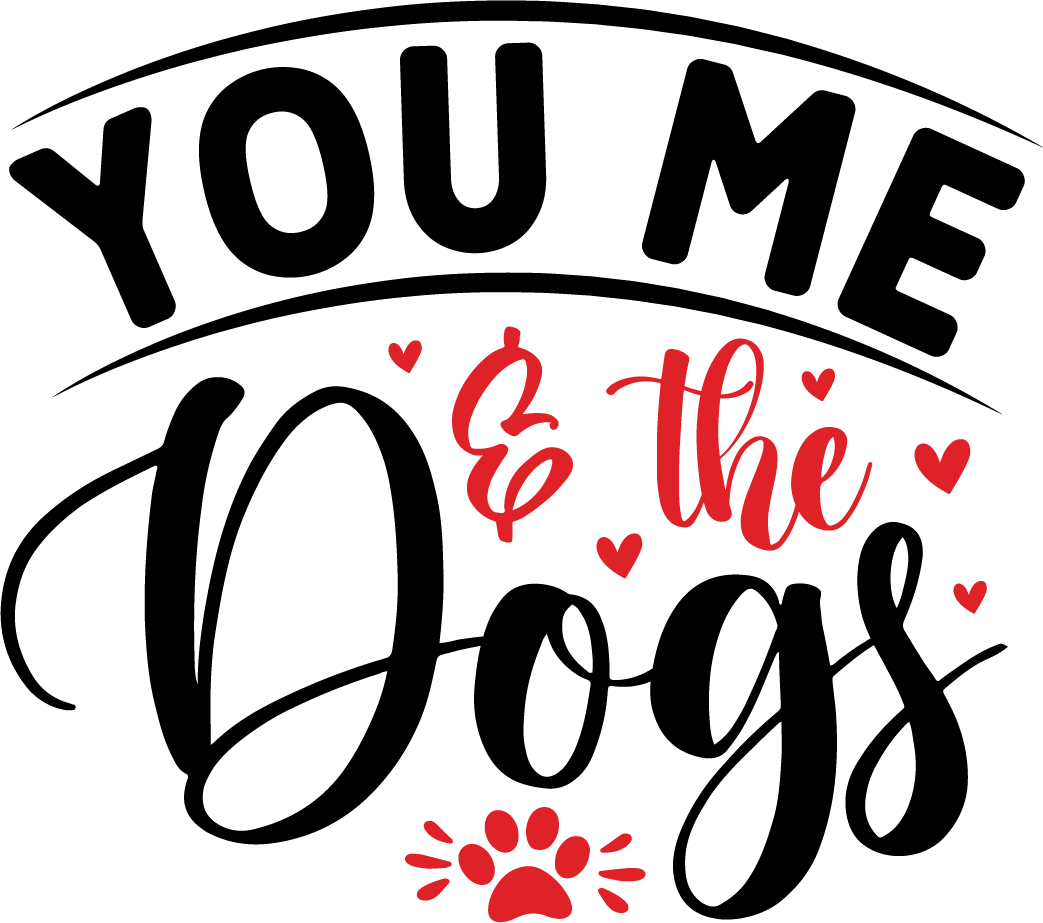 Set tricouri pentru cuplu personalizate Valentines Day VD2437 You Me & the Dogs