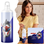 Sticla personalizata de apa  cu personaj și nume