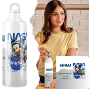 Sticla personalizata de apa  cu personaj și nume