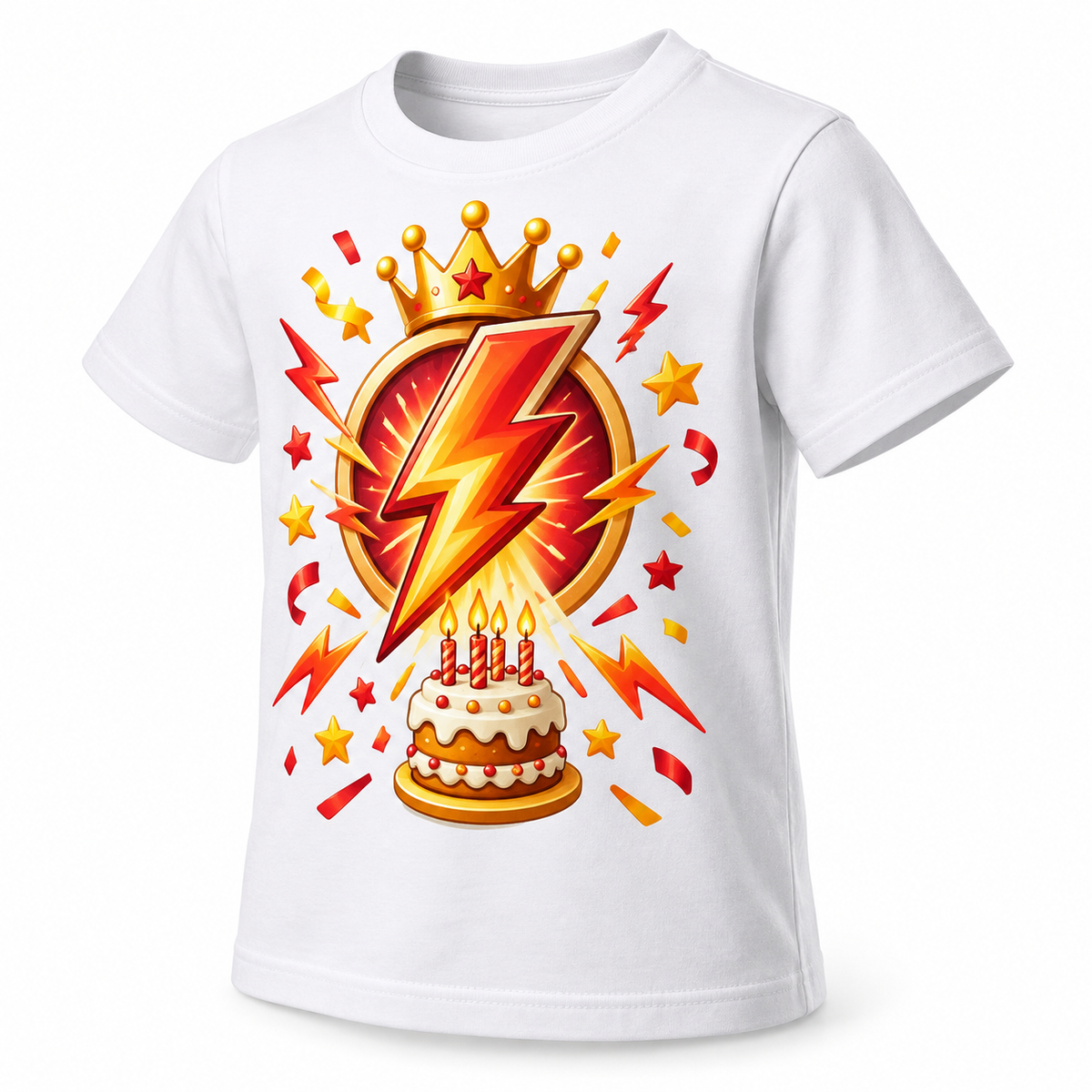 Tricou aniversar personalizat – Micul Supererou Fulger – imagine 3