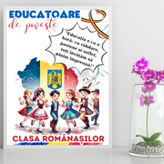 Tablou Cadou invatatoare sau profesoare 8 martie cu mesaje personalizate