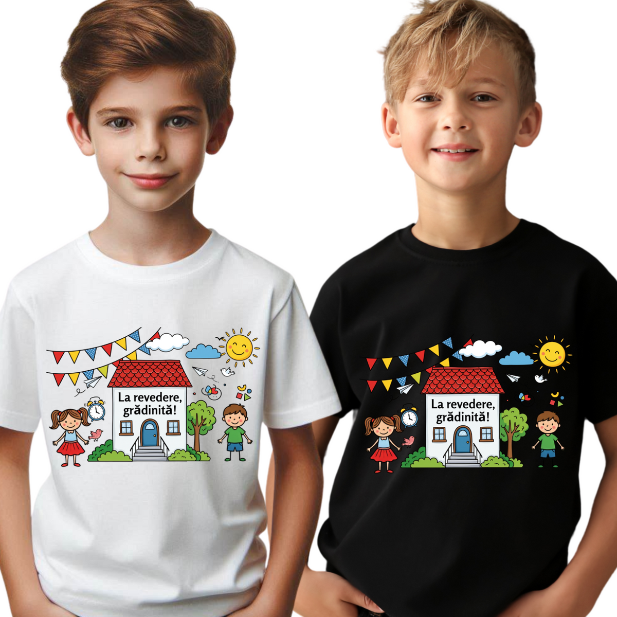 Tricou  Absolventi  Gradinita  – Bumbac 100% pentru Copii și Profesori