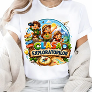 Tricou  Clasa Exploratorilor, personalizat pentru Copii și Profesori