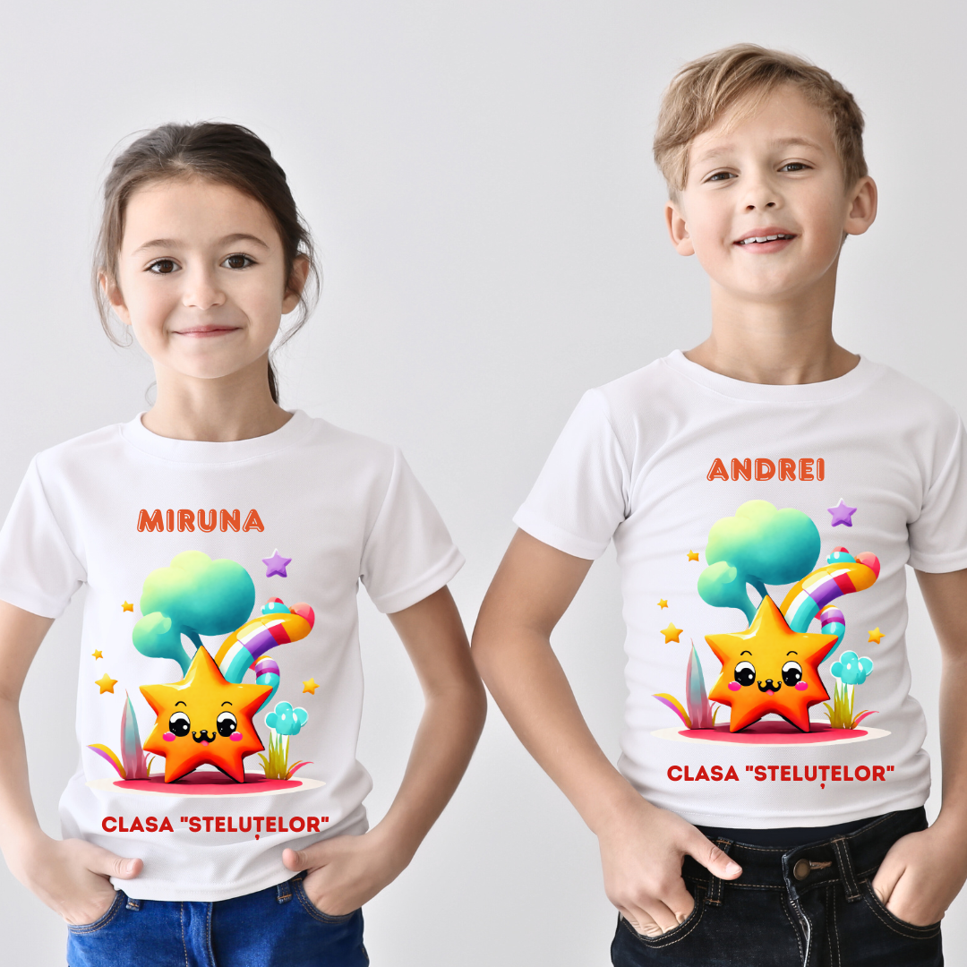 Tricou absolvire Clasa stelutelor pentru  educatoare, elevi clasa 4 sau gradinita ABS10891