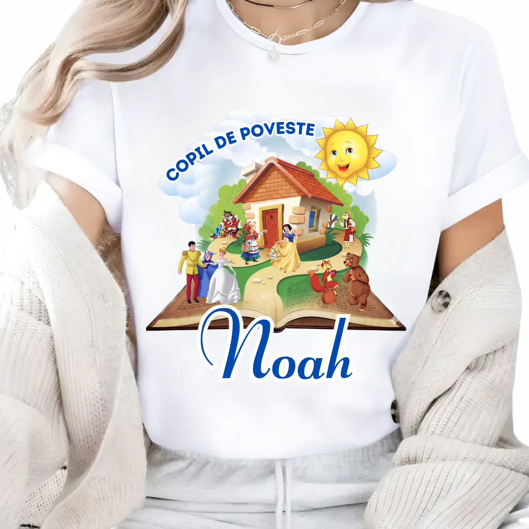 Tricou Absolvire  pentru copii de poveste – Bumbac 100% Personalizat pentru Copii și Profesori