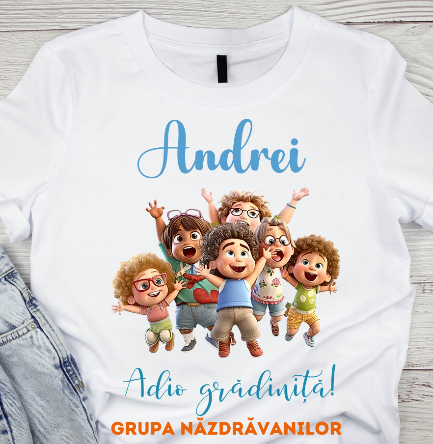 Tricou absolvire Grupa nazdravanilor pentru  educatoare, elevi clasa 4 sau gradinita ABS10906