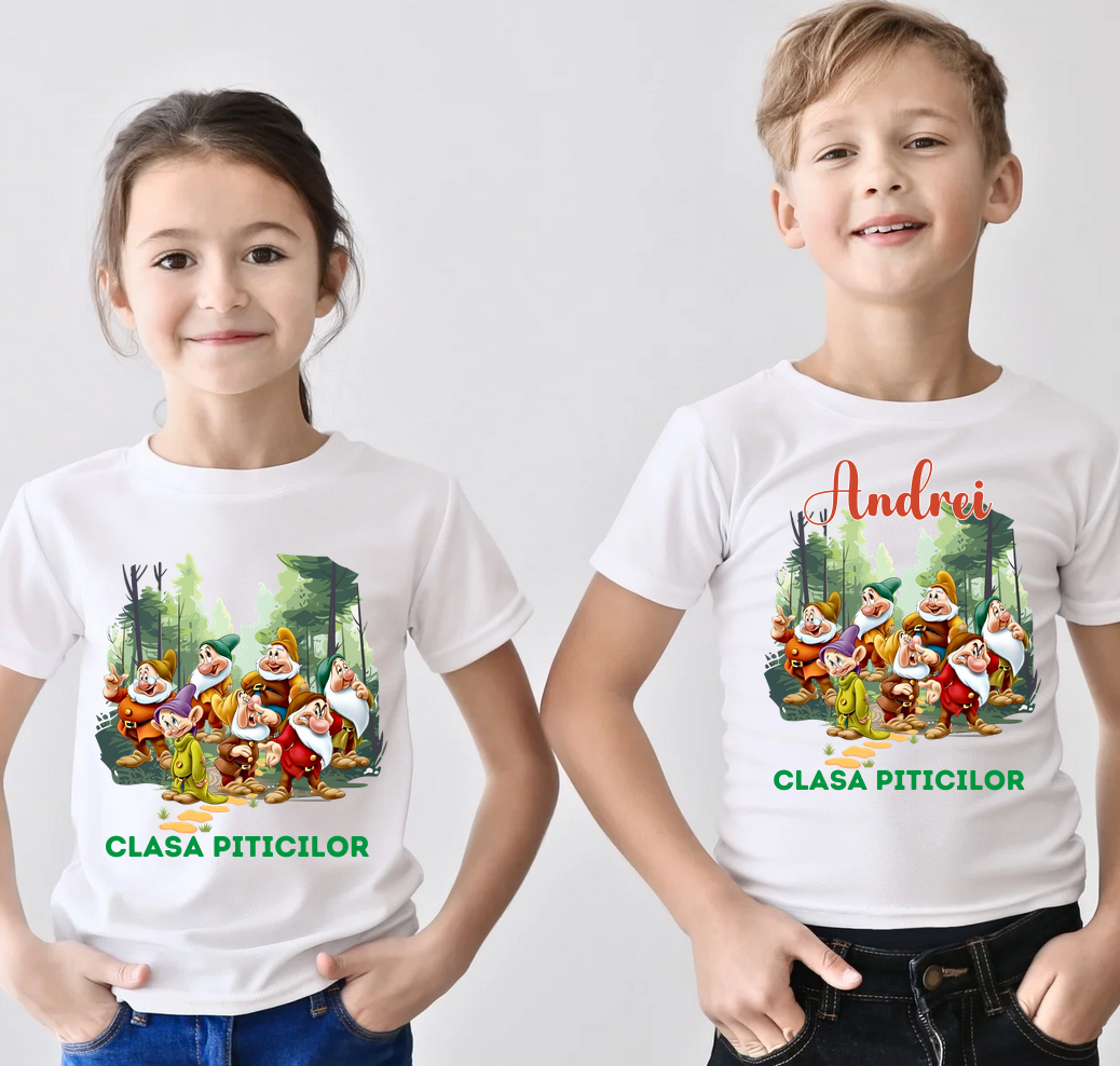 Tricou absolvire Clasa piticilor pentru  educatoare, elevi clasa 4 sau gradinita ABS10899