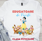 Tricou absolvire Clasa piticilor pentru  educatoare, elevi clasa 4 sau gradinita ABS10902