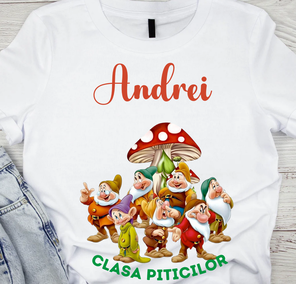 Tricou absolvire Clasa piticilor pentru  educatoare, elevi clasa 4 sau gradinita ABS10903