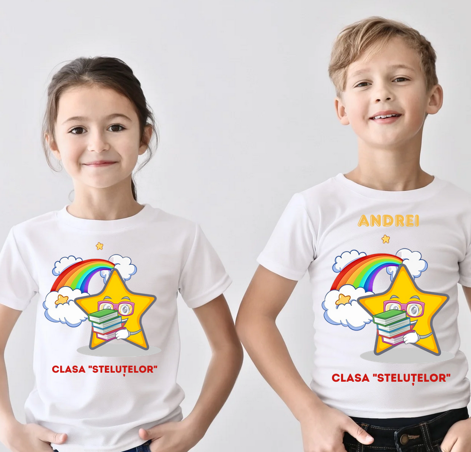Tricou absolvire Clasa stelutelor pentru  educatoare, elevi clasa 4 sau gradinita ABS10892