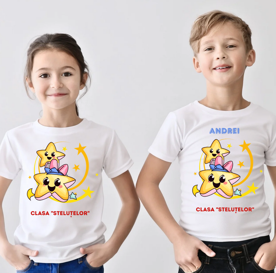 Tricou absolvire Clasa stelutelor pentru  educatoare, elevi clasa 4 sau gradinita ABS10893