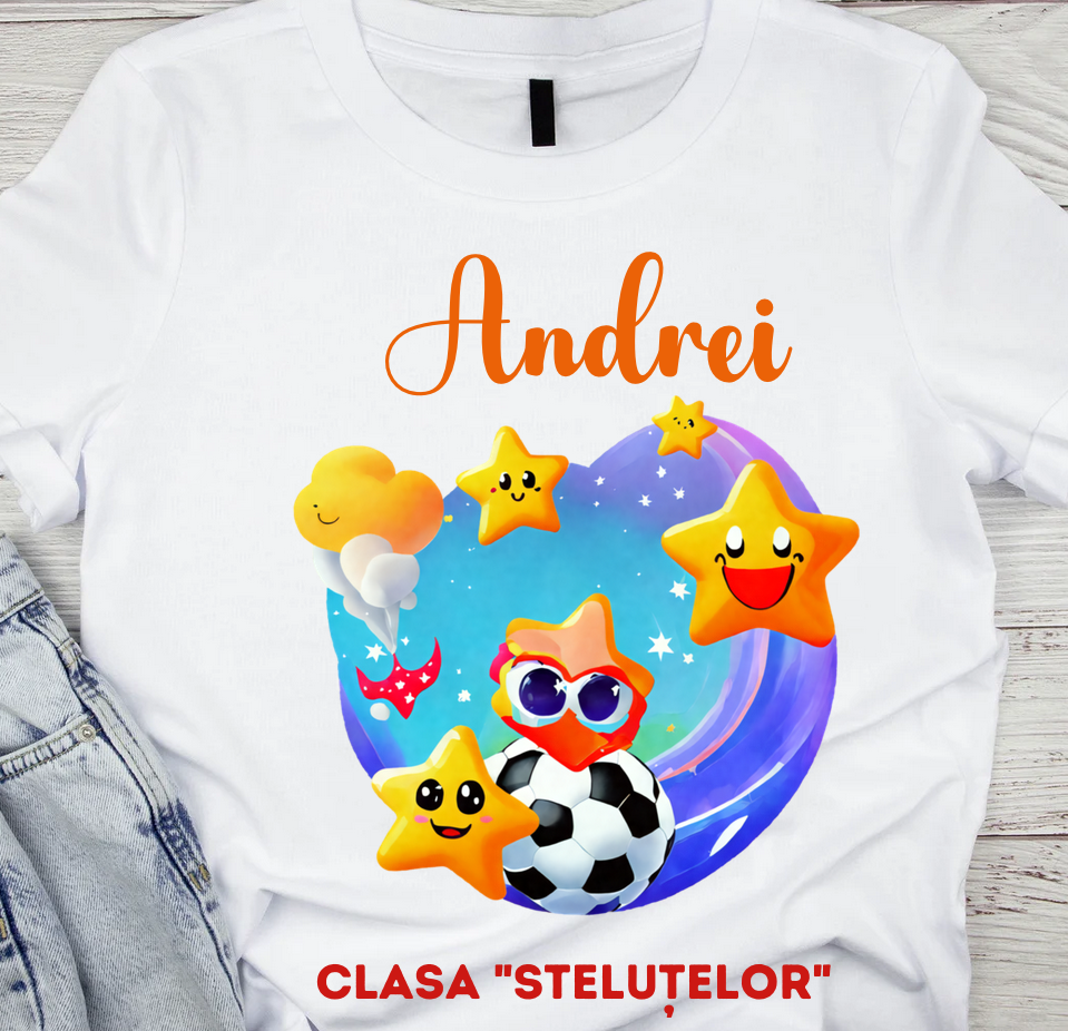 Tricou absolvire Clasa stelutelor pentru  educatoare, elevi clasa 4 sau gradinita ABS10894
