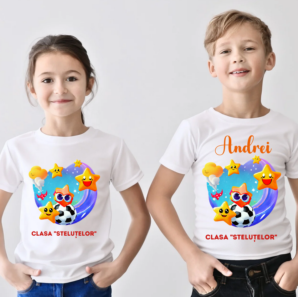 Tricou absolvire Clasa stelutelor pentru  educatoare, elevi clasa 4 sau gradinita ABS10894