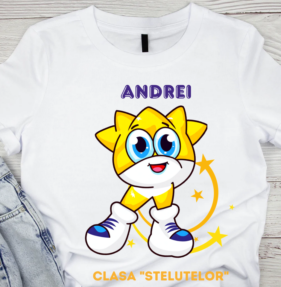 Tricou absolvire Clasa stelutelor pentru  educatoare, elevi clasa 4 sau gradinita ABS10895