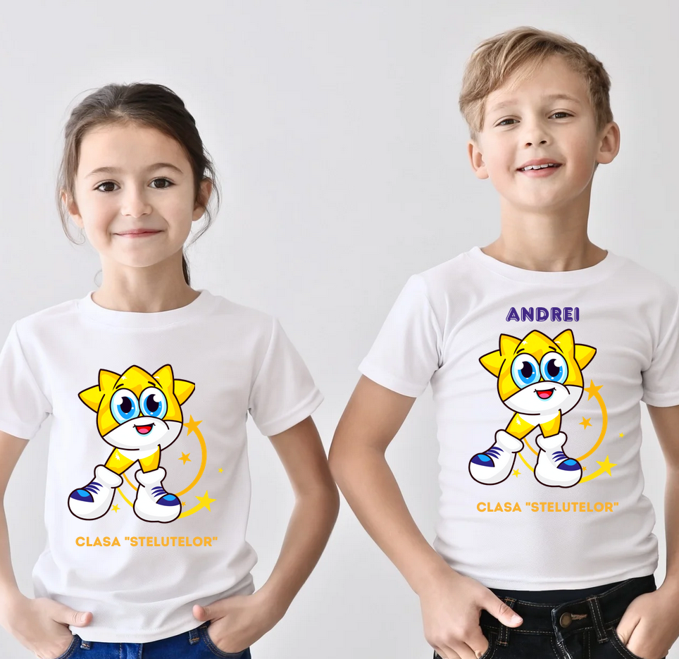 Tricou absolvire Clasa stelutelor pentru  educatoare, elevi clasa 4 sau gradinita ABS10895
