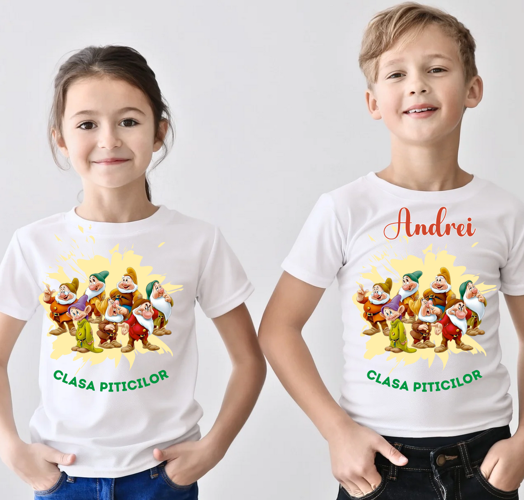 Tricou absolvire Clasa piticilor pentru  educatoare, elevi clasa 4 sau gradinita ABS10898