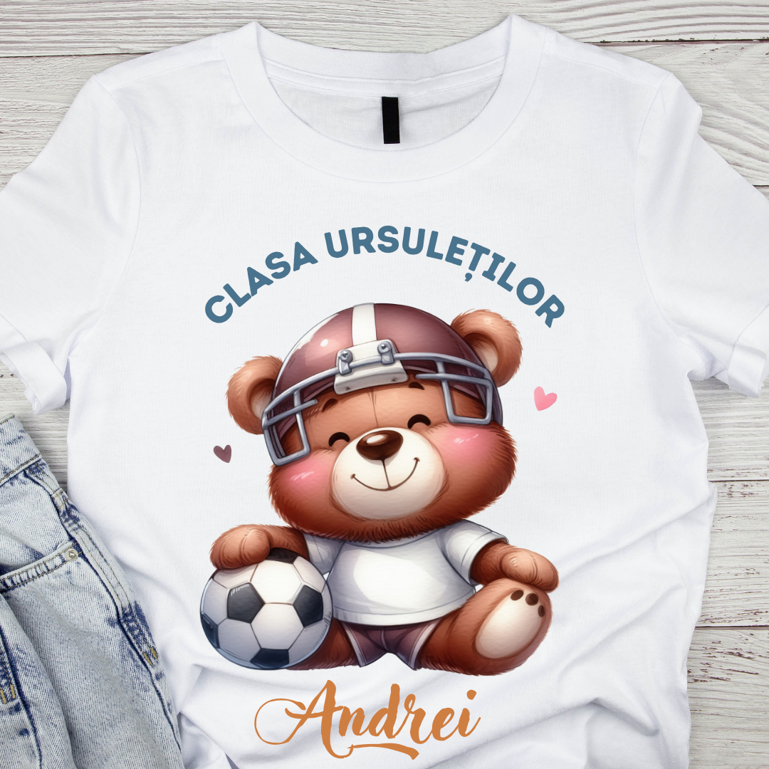 Tricou absolvire Clasa ursuletilor pentru elevi clasa 4 sau gradinita ABS1074