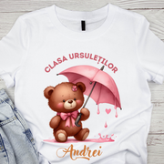 Tricou absolvire Clasa ursuletilor pentru elevi clasa 4 sau gradinita ABS1076