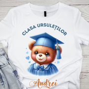 Tricou absolvire Clasa ursuletilor pentru elevi clasa 4 sau gradinita ABS1078