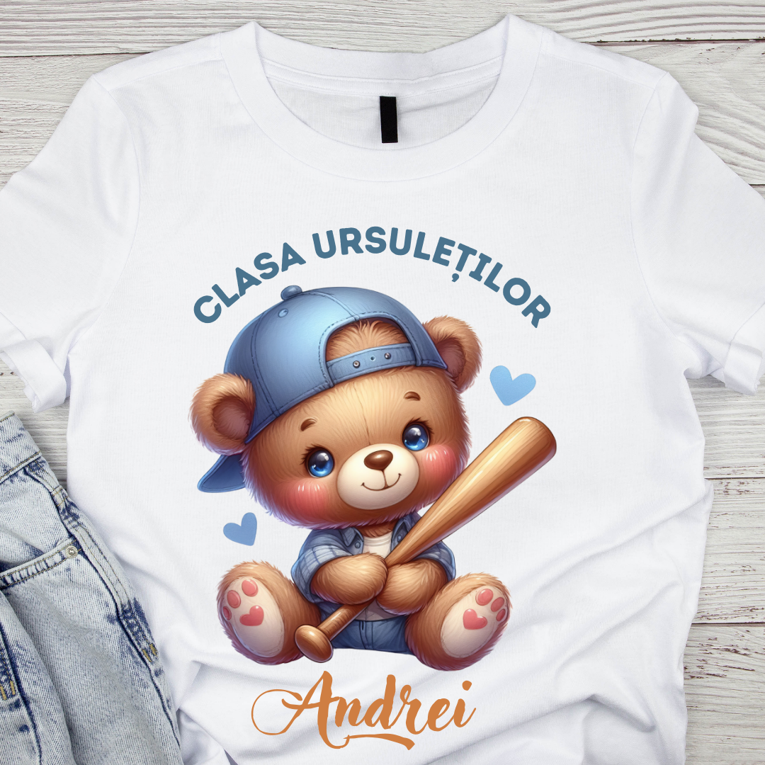 Tricou absolvire Clasa ursuletilor pentru elevi clasa 4 sau gradinita ABS1080