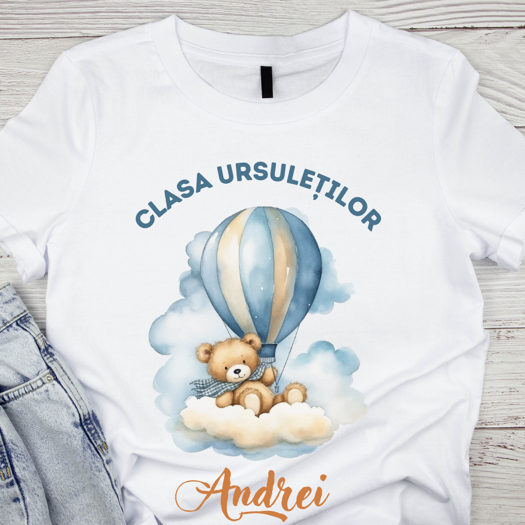Tricou absolvire Clasa ursuletilor pentru elevi clasa 4 sau gradinita ABS1073