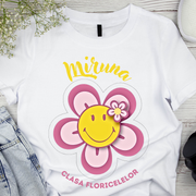Tricou absolvire elevi clasa 4 sau gradinita Clasa Floricelelor cu text sau poze ABS1052