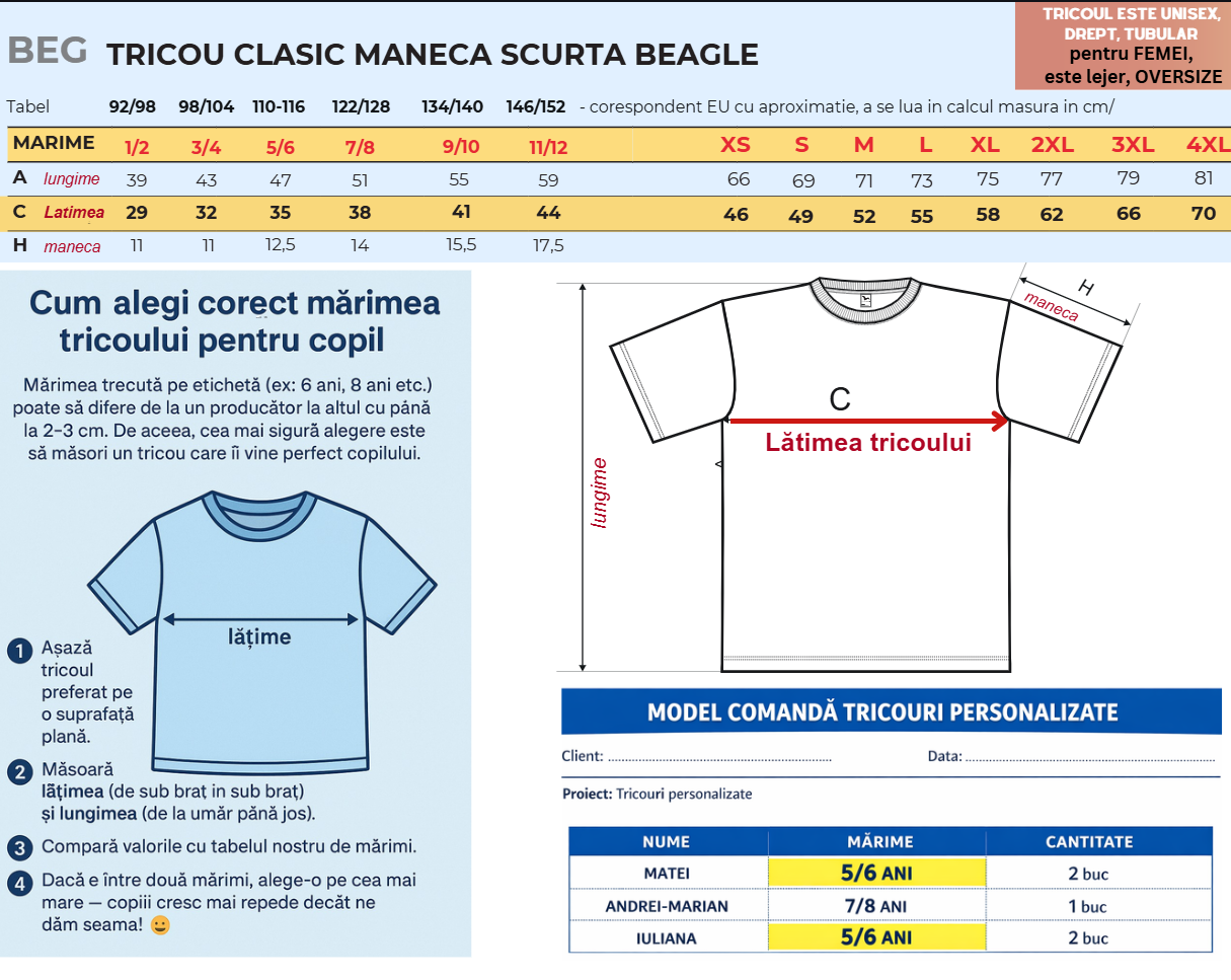 Tricou absolvire elevi clasa 4 sau gradinita Clasa Floricelelor