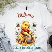 Tricou absolvire elevi clasa 4 sau gradinita Clasa ursuletilor cu text sau poze ABS1056