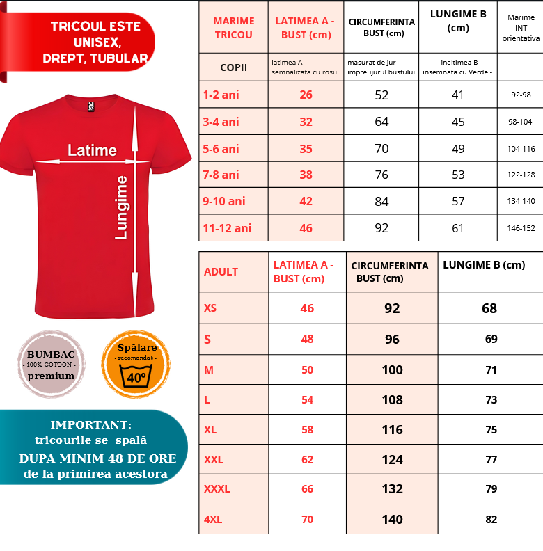 Tricou absolvire elevi clasa 4 sau gradinita Pisicutelor
