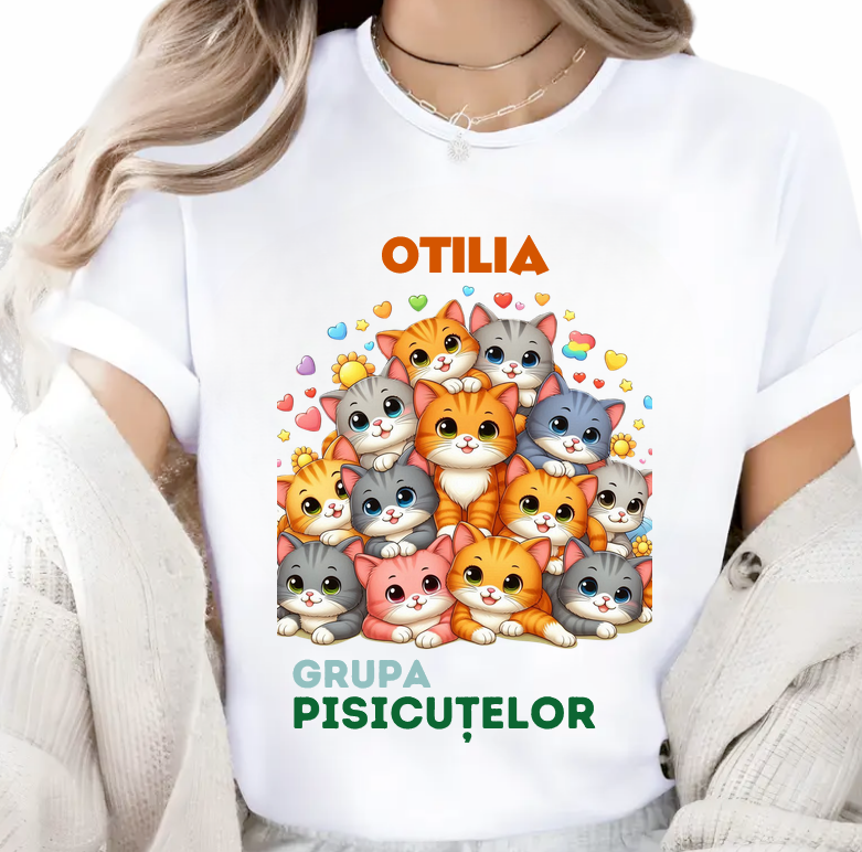 Tricou absolvire elevi clasa 4 sau gradinita Pisicutelor