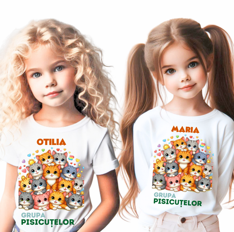 Tricou absolvire elevi clasa 4 sau gradinita Pisicutelor