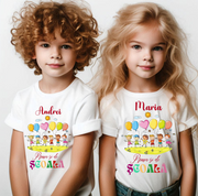 Tricou alb  Back to school prima zi de gradinita scoala din bumbac ABS11226