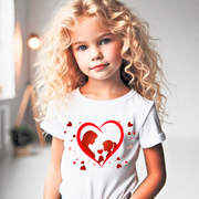 Tricou aniversar  8 martie ziua mamei pentru copii  si mamici alb din bumbac MAR1011