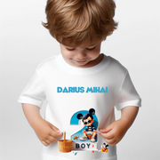 Tricou aniversar personalizat 2 ani cu Mickey Mouse  TAMM1013.3