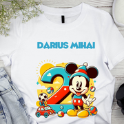Tricou aniversar personalizat 2 ani cu Mickey Mouse  TAMM1013.5