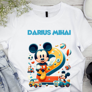 Tricou aniversar personalizat 2 ani cu Mickey Mouse  TAMM1013.6