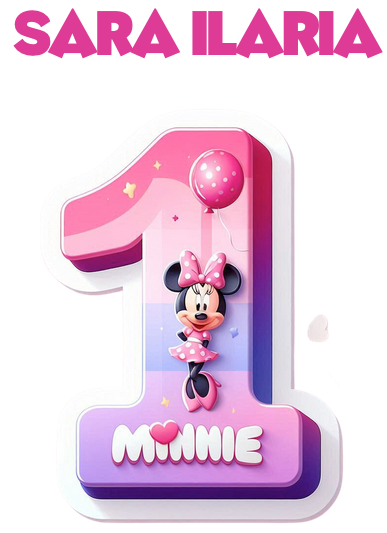 Tricou aniversar personalizat cu Minnie Mouse  TAMM1012.3