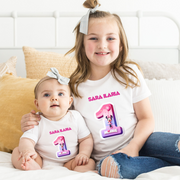 Tricou aniversar personalizat cu Minnie Mouse  TAMM1012.3