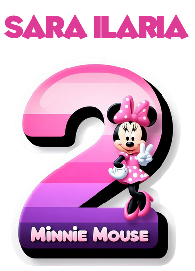 Tricou aniversar personalizat cu Minnie Mouse  TAMM1012.4