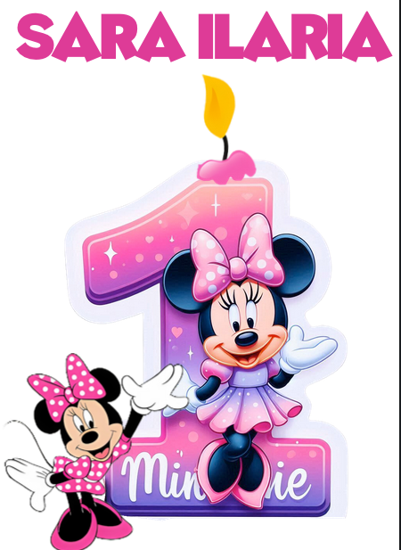 Tricou aniversar personalizat cu Minnie Mouse  TAMM1012.1