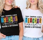 Tricou back to school bumbac– cadou personalizat pentru profesori